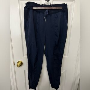 Blue Lululemon jogger pants